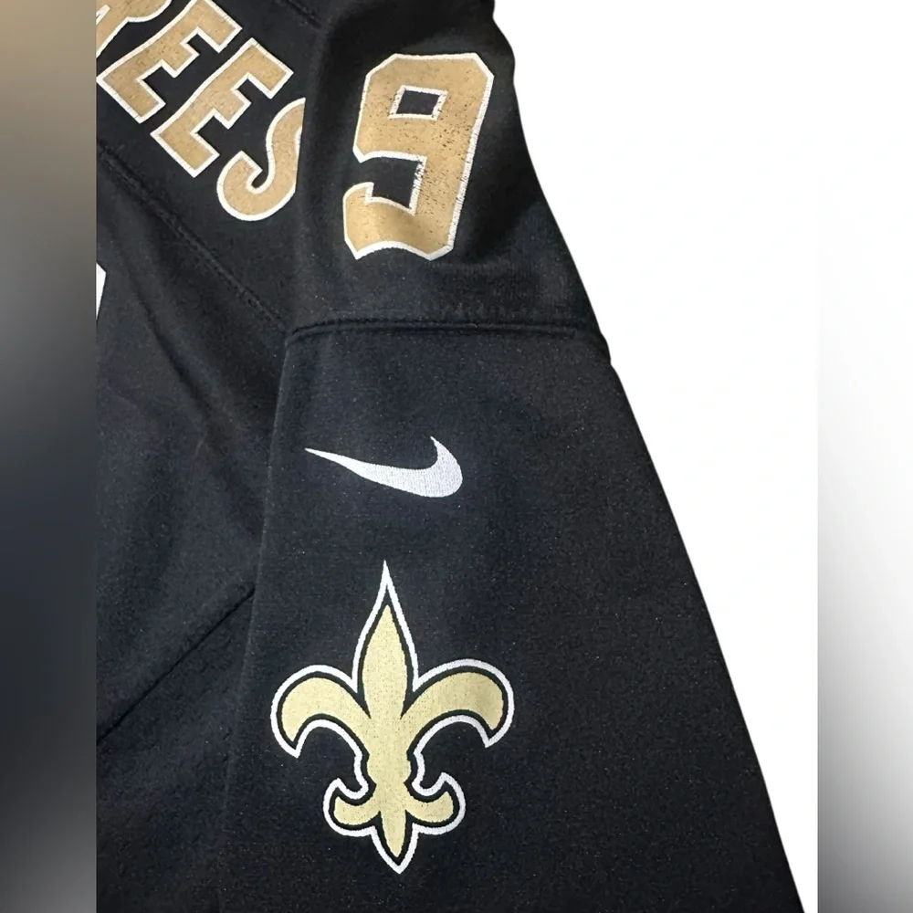 Nike Boys New Orleans Saints Drew Brees Home Jersey Sz Medium‎